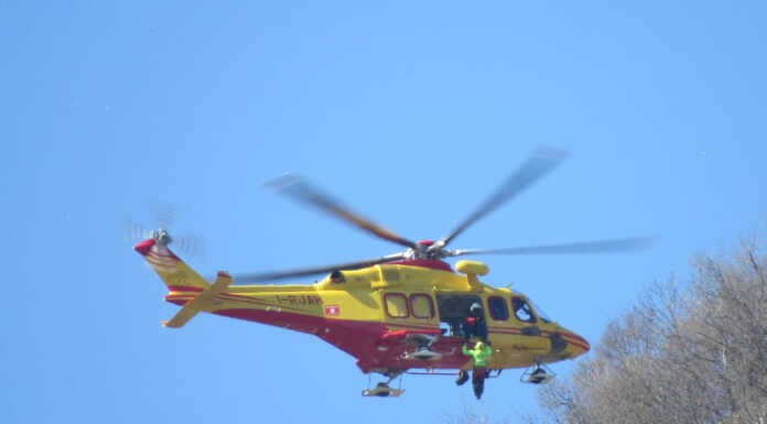 Incidente al Crossodromo di Bosisio, elisoccorso in azione Elisoccorso San Martino