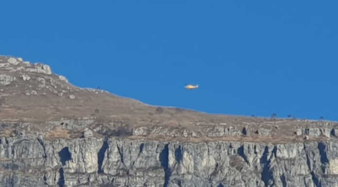 Intervento dell’elisoccorso sul Resegone per un infortunio elisoccorso resegone pian serrada