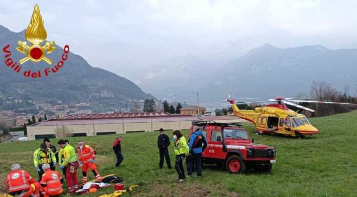 Brutta caduta da cavallo: soccorsa una giovane a Galbiate