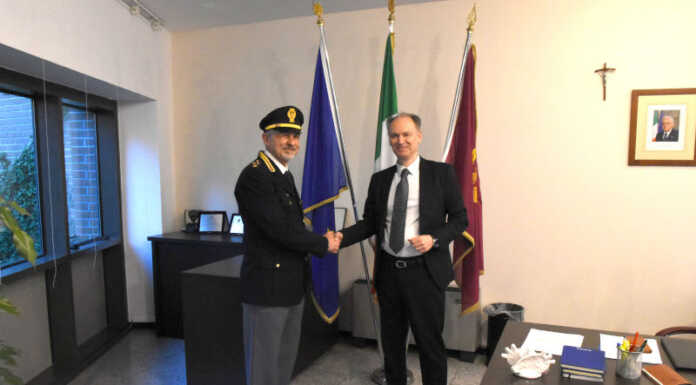 Lecco. Arrivato un nuovo funzionario in Questura: è Pierluigi Danza Pierluigi Danza e Ottavio Aragona