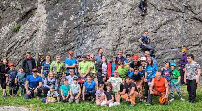Arrampicata in falesia, in tanti alla giornata di avvicinamento del Cai Bellano cai bellano arrampicata