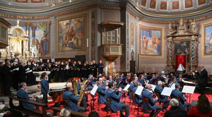 Successo per il concerto di Pasqua della banda di Barzio
