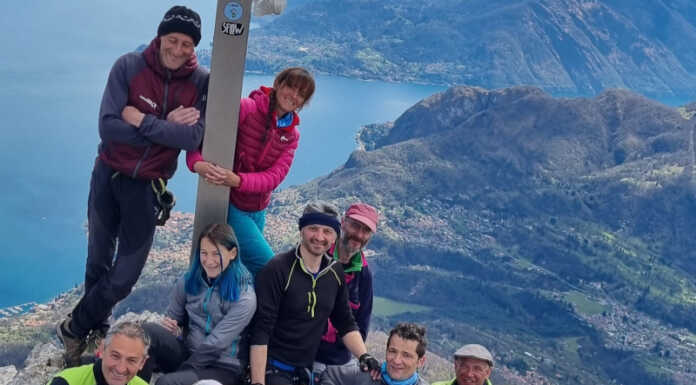 Uoei Lecco, escursione sulla ferrata del Centenario Cao al monte Grona Ferrata Monte Grona Uoei Lecco
