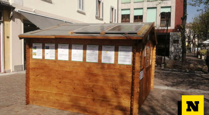 Merate, energie rinnovabili: Pro Loco in campo con la casetta green Casetta Pro Loco Merate