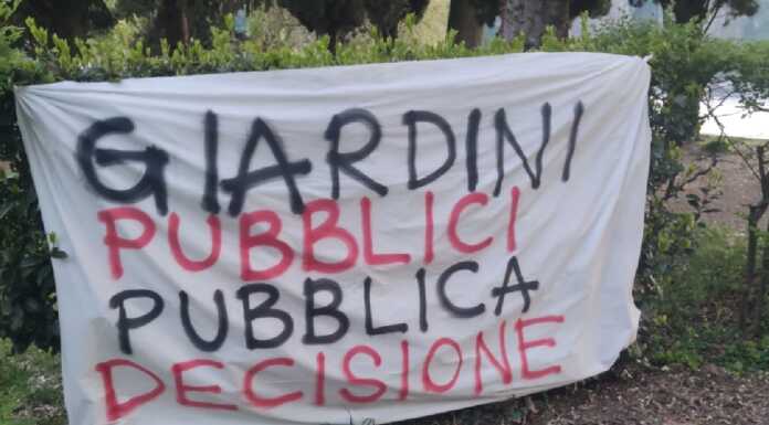 Mandello, presidio in difesa dei giardini. Finita la protesta, restano i rifiuti