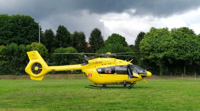 Incidente a Imbersago, ciclista di 26 anni trasportato in ospedale L'elisoccorso atterrato oggi a Imbersago