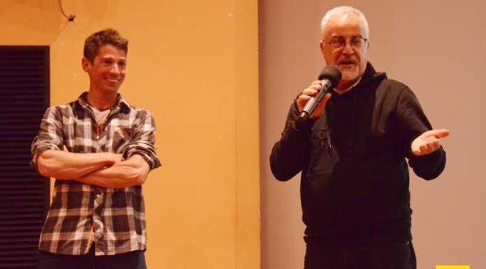 Dal Cervino alla montagne più belle del mondo con François Cazzanelli L'alpinista Francois Cazzanelli con Emilio Aldeghi coordinatore di Monti Sorgenti