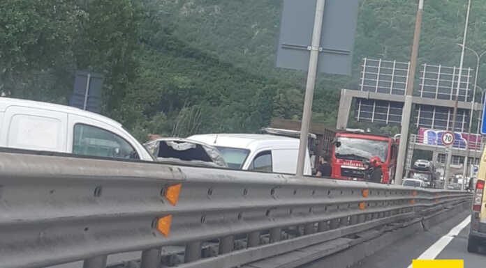 Statale 36: incidente sul Terzo Ponte in direzione Lecco SS36 incidente