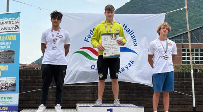 Kayak, Lorenzo Corti è campione italiano sprint Junior Lorenzo Corti