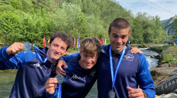 Kayak. Lorenzo Corti d’argento agli Europei, festa in casa Ck Rivabella Lorenzo_Corti_Kayak_Europei_20230521