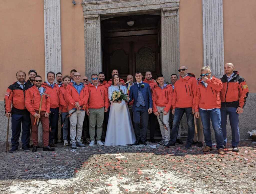 Matrimonio Soccorso Alpino Sergio Uberti e Valeria Merlo
