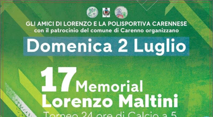 Carenno. Dopo tre anni torna il memorial Lorenzo Maltini di calcio a 5