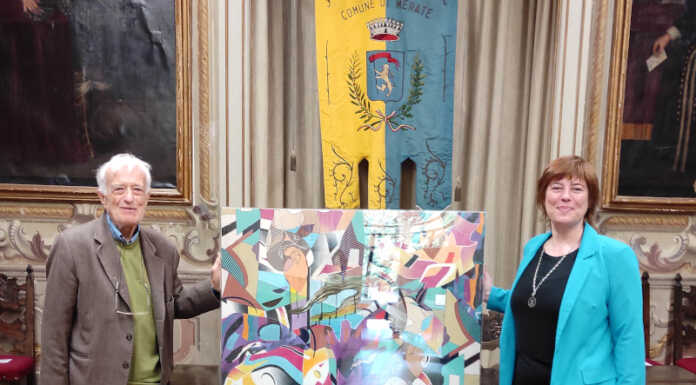 Merate: l’artista Corrado Fabbri dona due opere alla città