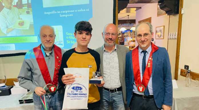 “4 Allievi per 4 Piatti” i Cuochi di Lecco premiano il vincitore Oscar Pomoni