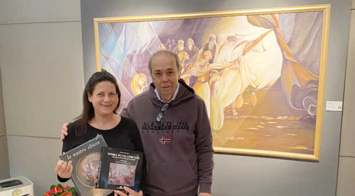 Osnago: l’artista israeliana Wexler in visita alla mostra “Sotto lo stesso Cielo”