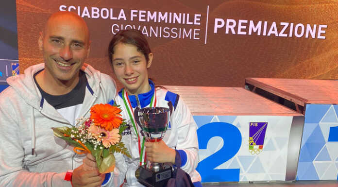 Scherma. Bravissima Panzeri alle finali del Gran Premio Giovanissimi Riccione GPG Ludovica Panzeri Marco Russo Circolo Scherma Lecco 20230513