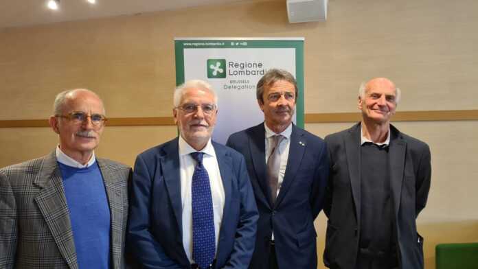 Da sinistra, Guido Agostoni, Rinaldo Mario Redaelli, Gian Carlo Valsecchi e Ruggero Plebani