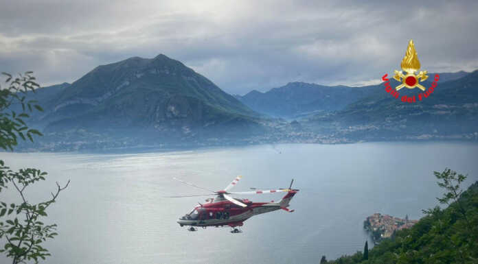 Varenna. Cane muore dopo la fuga, recuperato dai pompieri Varenna cane morto Vigili del fuoco Drago