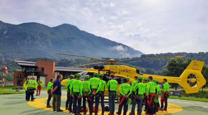 La Valsassina quartier generale per le esecitazioni del Soccorso Alpino
