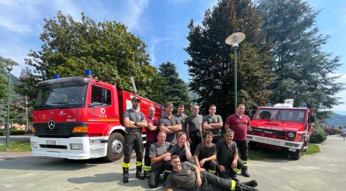 I Vigili del Fuoco di Bellano in festa tra simulazioni e giochi