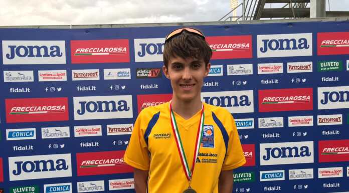 Campionato Italiano su pista per gli Allieve/i, Lorenzo Forni terzo negli 800m Lorenzo Forni