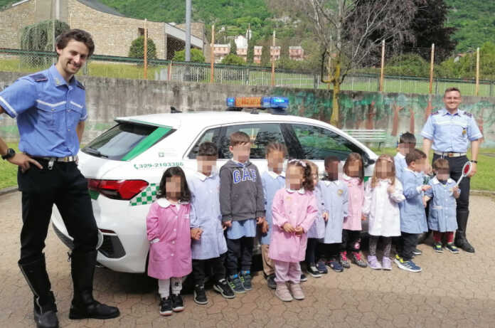 Malgrate Valmadrera scuola materna polizia locale