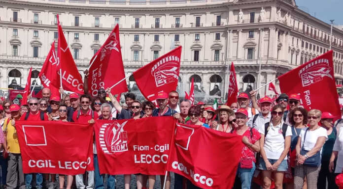 Salute, sicurezza e sanità pubblica: anche la Cgil Lecco alla manifestazione di Roma Manifestazione roma cgil giugno 2023