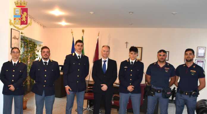 Questura di Lecco, sei nuovi agenti al servizio del territorio