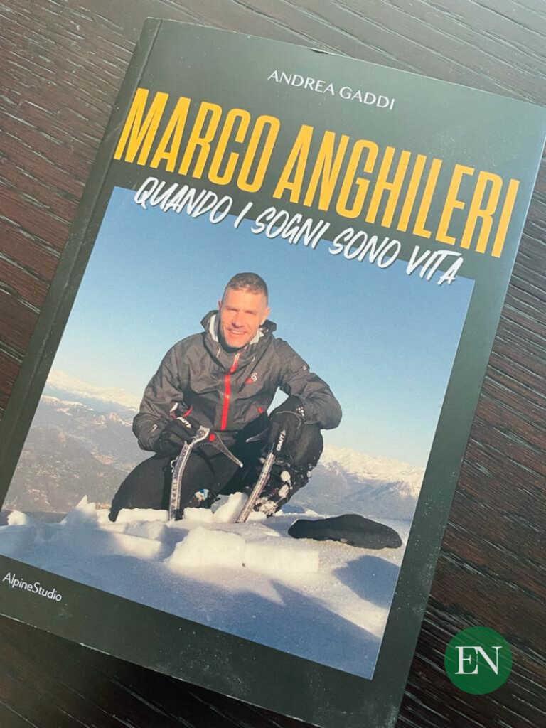 La copertina del libro "Marco Anghileri. Quando i sogni sono vita"