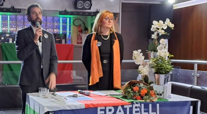 E’ nato il nuovo circolo di Fratelli d’Italia Valmadrera – Malgrate Fabio Mastroberardino e Donatella Scaravilli