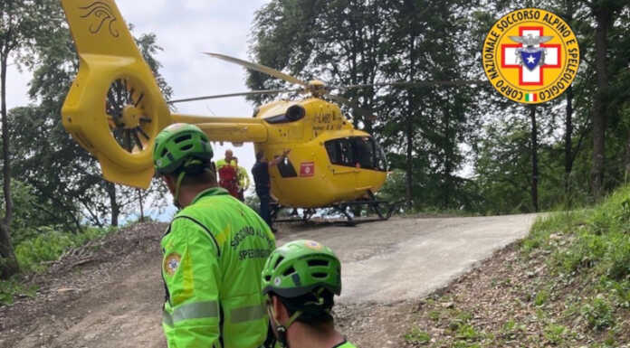 Cade in bici in una scarpata: soccorso un 71enne Soccorso Alpino speleologico