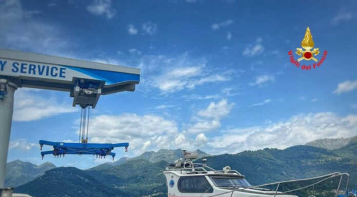 Colico. Disperso nel lago, continuano le ricerche. Oggi in azione i sommozzatori Colico disperso lago Vigili del Fuoco