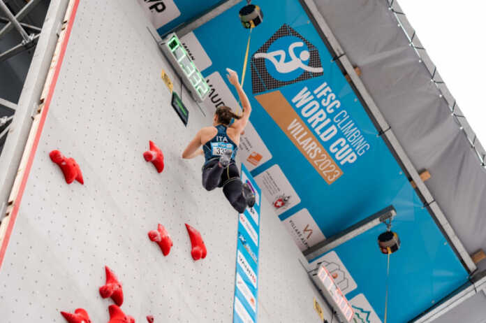 Beatrice Colli nella tappa di Coppa del Mondo Speed di Villars (foto Fasi)