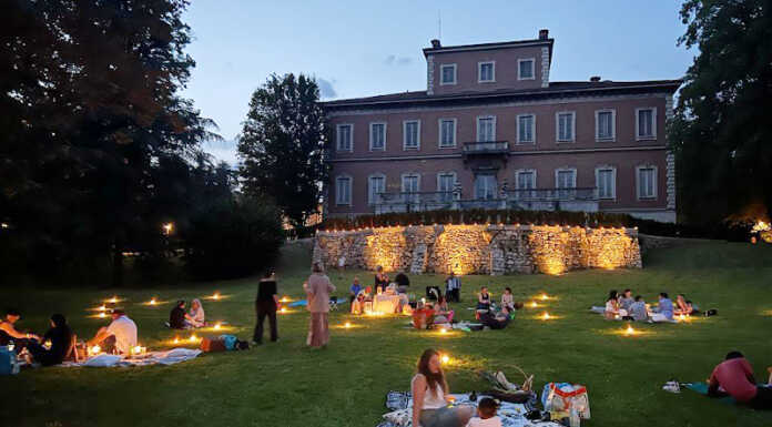 Merate, atmosfera magica al picnic al parco della Pro Loco picnic al parco Villa Confalonieri