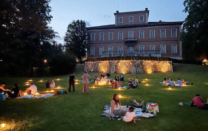 picnic al parco Villa Confalonieri