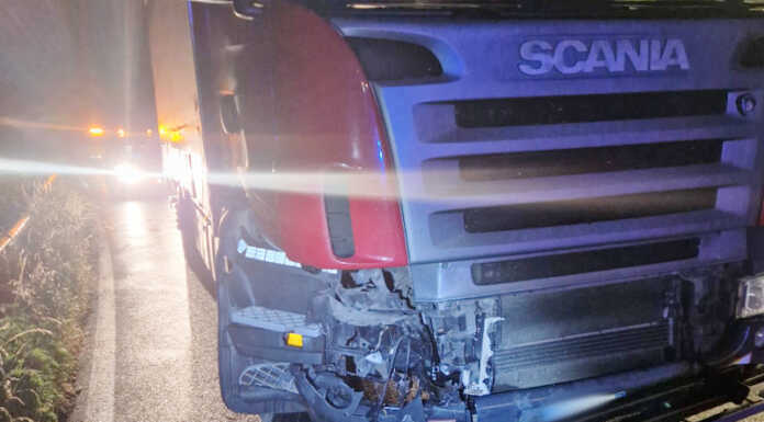 Missaglia: scontro auto camion nella notte lungo la Sp 54