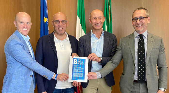 Adeguamento stadio Rigamonti-Ceppi, incontro positivo tra comune e regione Emanuele Torri, Massimo Sertori, Mauro Gattinoni e Mauro Piazza