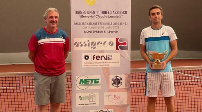 Tennis. Martini vince il torneo Open di Terno d’Isola Terno d'Isola Tennis Ottaviano Martini vittoria 20230717