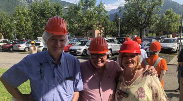 Valmadrera, la visita dei volontari Auser alla sede di Silea