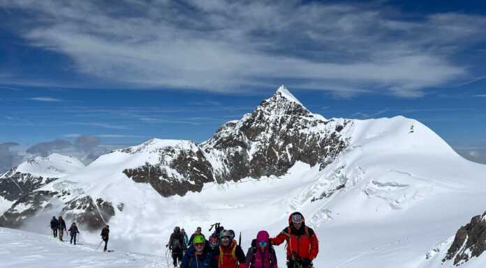 Fine settimana sul massiccio del Monte Rosa per il Cai di Bellano