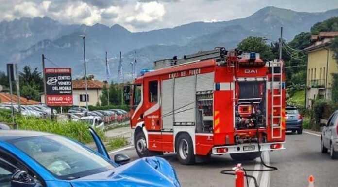Incidente tra auto e furgone a Calco, un ferito e code incidente calco