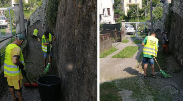 Nuova settimana d’interventi a Lecco per i Cantonieri di Comunità cantonieri di comunità