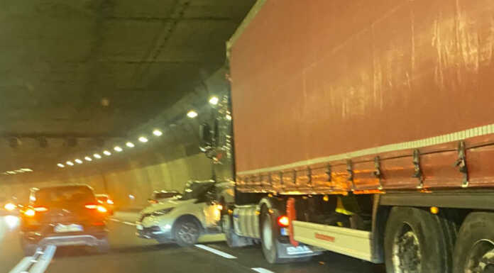 Incidente in galleria sulla nuova Lecco – Ballabio incidente lecco ballabio galleria