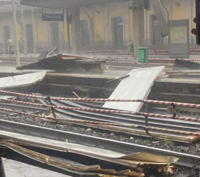 Stazione Monza danni maltempo
