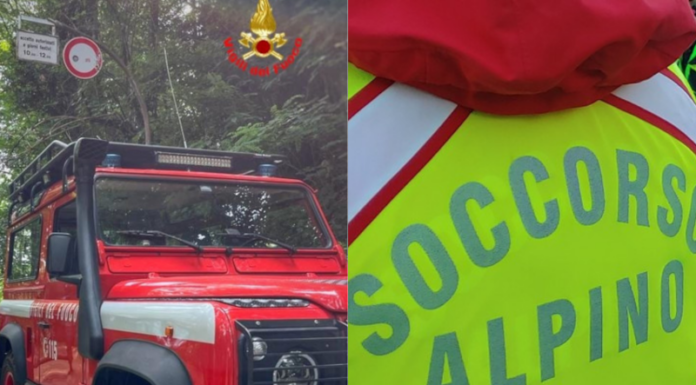 Falsa emergenza per un fungiatt disperso: ritrovato illeso Vigili del Fuoco e soccorso alpino