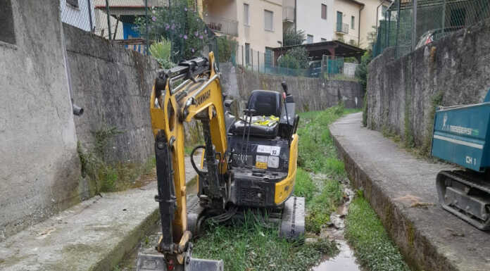 Airuno, maltempo: intervento urgente di pulizia del torrente Tolsera