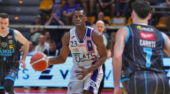 Basket. Saliou Niang in prestito all’Aquila Basket Trento Bologna Saliou Niang 20230812