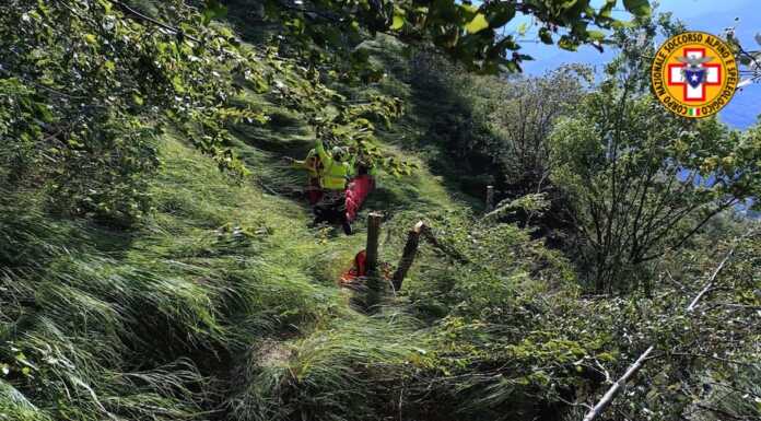 Ballabio. Escursionista infortunato sul Due Mani, soccorsi in azione soccorsi due mani