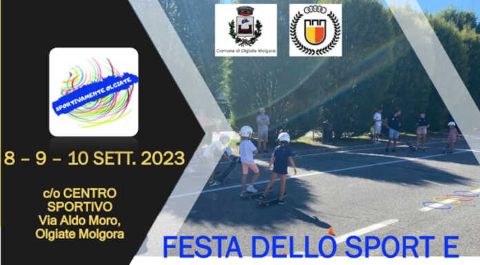 Olgiate Molgora. La Festa dello Sport e delle Associazioni si moltiplica Festa dello sport e associazioni olgiate