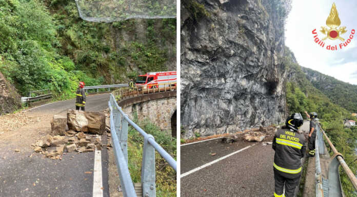 Frane. Sp 72 e Sp 62 chiuse ma viabilità sotto controllo Frana Sulla Strada Provinciale 62 e frana sulla Strada provinciale 72